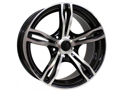 Alu kola Arceo B492, 17x8 5x120 ET34, černá + leštění