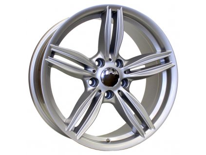 Alu kola Racing Line E493, 18x9 5x120 ET35, stříbrná