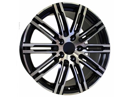 Alu kola Racing Line B1026, 20x10 5x112 ET19, černá + leštění