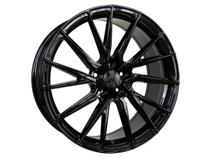 Alu kola Haxer HX06F, 21x10.5 5x112 ET40, černá lesklá (zátěžová)