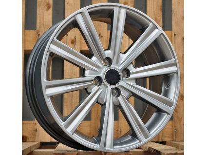 Alu kola Racing Line L1280, 17x7 4x100 ET40, černá metalíza