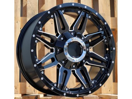 Alu kola Racing Line L1447, 20x9 10x114 ET, černá lesklá
