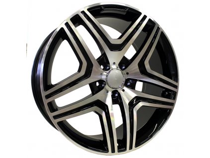 Alu kola Racing Line BK206, 16x7.5 5x112 ET38, černá + leštění