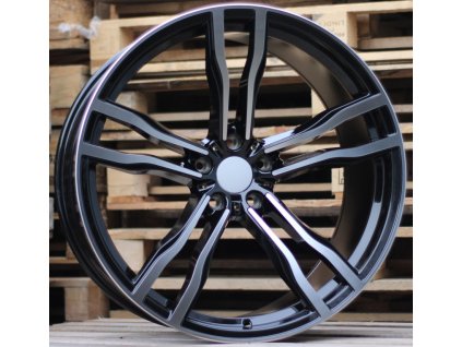 Alu kola Racing Line BY588, 20x10 5x120 ET40, černá lesklá