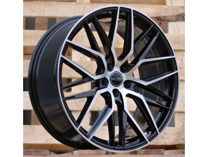 Alu kola Haxer HX035, 20x8.5 5x114.3 ET40, černá + leštění