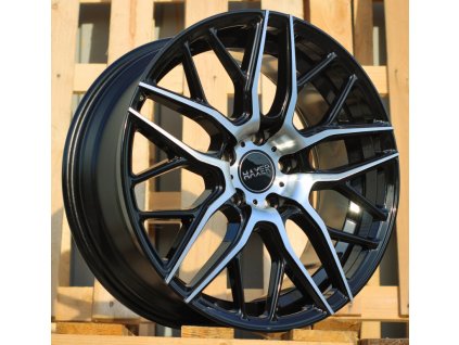 Alu kola Haxer HX038, 18x8 5x112 ET45, černá + leštění