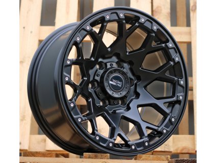 Alu kola Racing Line B1108, 17x9 6x139.7 ET6, černá matná