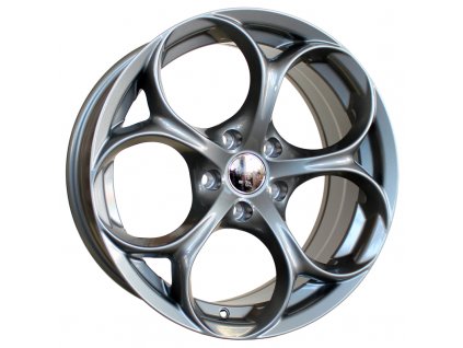 Alu kola Racing Line L1664, 18x8 5x110 ET33, šedivá matná