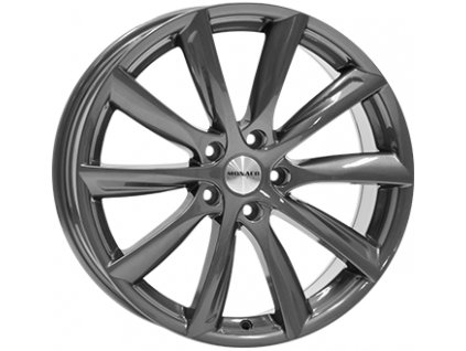 Alu kola MONACO WHEELS GP6, 18x8 5x114.3 ET38, tmavě šedivá