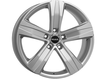Alu kola MAK STONE 5, 18x7.5 5x130 ET56, stříbrná (zátěžová)