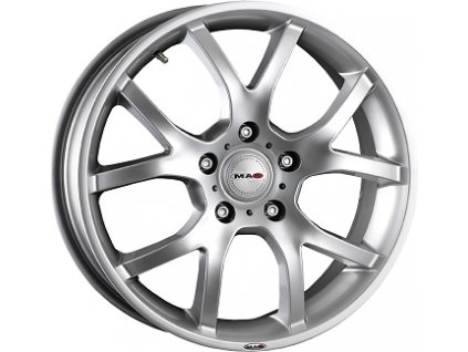 Alu kola MAK BOOST, 20x10 5x120 ET55, stříbrná metalíza