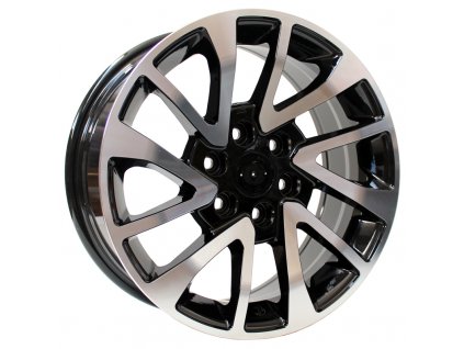 Alu kola Racing Line B1145, 16x7 6x114.3 ET35, černá + leštění