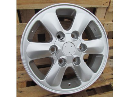 Alu kola Racing Line LU890, 15x6 6x139.7 ET35, stříbrná metalíza