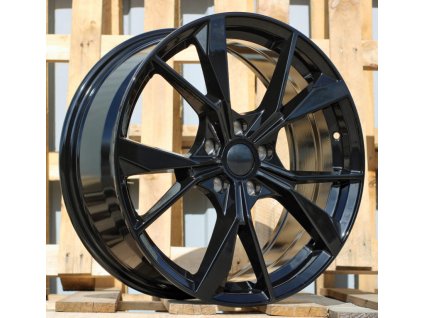 Alu kola Racing Line B5808, 19x8 5x112 ET45, černá lesklá