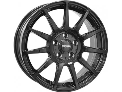 Alu kola MONACO WHEELS RALLYE, 17x7 4x108 ET25, černá lesklá (zátěžová)