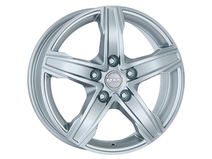 Alu kola MAK KING 5, 17x7.5 5x130 ET55, stříbrná (zátěžová)