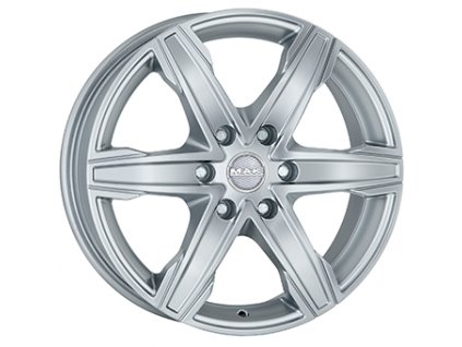 Alu kola MAK KING 6, 17x7.5 6x130 ET55, stříbrná (zátěžová)