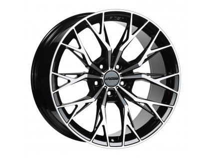 8.0*18-5*114.3 ET35 73.1 Black Diamond ROMA