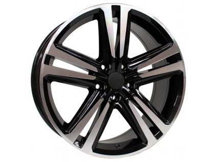 Alu kola Arceo DY538, 18x7.5 5x112 ET45, černá + leštění