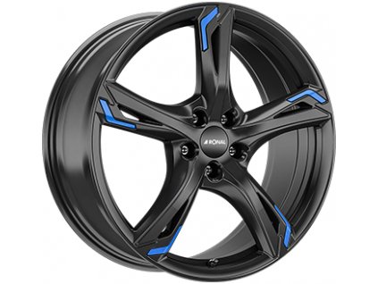 Alu kola RONAL R62 BLUE, 20x8.5 5x112 ET30, černá lesklá (zátěžová)