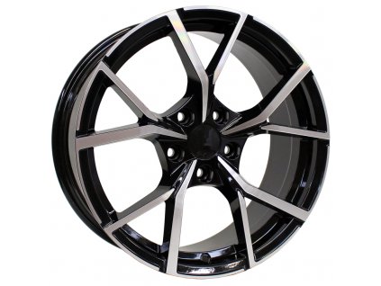 Alu kola Arceo DY919, 19x8 5x112 ET45, černá + leštění