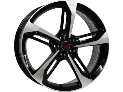 Alu kola Racing Line A513, 21x9 5x112 ET33, černá + leštění