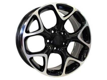 Alu kola Racing Line E236, 17x7 5x110 ET41, černá + leštění