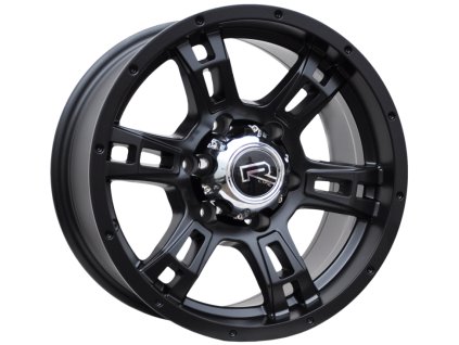 Alu kola Racing Line B5317, 16x8 6x139.7 ET, černá matná