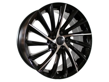 Alu kola Racing Line E467, 17x7.5 5x110 ET41, černá + leštění