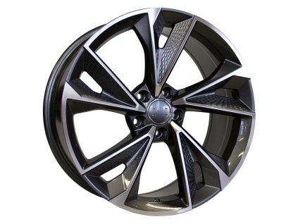 Alu kola Racing Line B1566, 19x8.5 5x112 ET40, šedivá + leštění