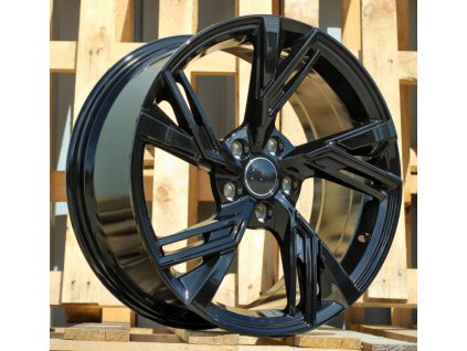 Alu kola Racing Line B1571, 19x8.5 5x112 ET30, černá lesklá