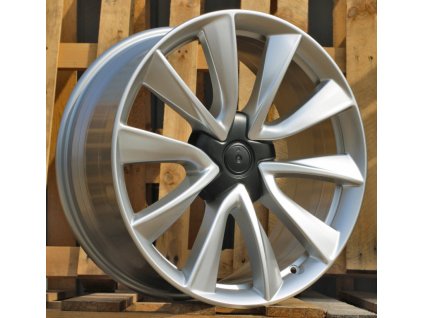 Alu kola Racing Line B2046, 20x8.5 5x114.3 ET35, stříbrná