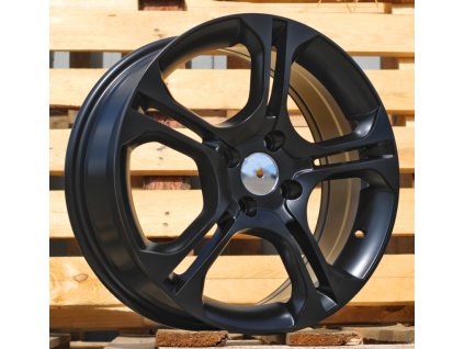 Alu kola Racing Line BK875, 16x6.5 4x100 ET44, černá matná