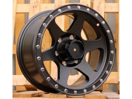 Alu kola Racing Line L2016, 16x8 6x139.7 ET, černá matná