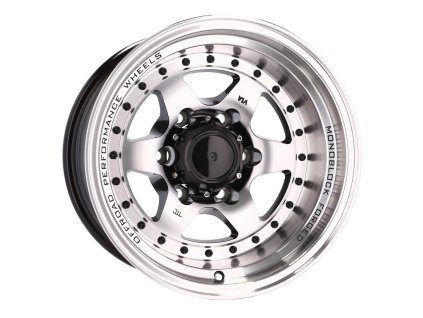 Alu kola Racing Line L2156, 16x8 5x127 ET, černá + leštění