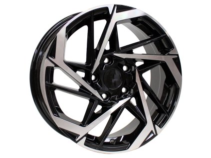 Alu kola Arceo DY1036, 16x6.5 4x100 ET35, černá + leštění