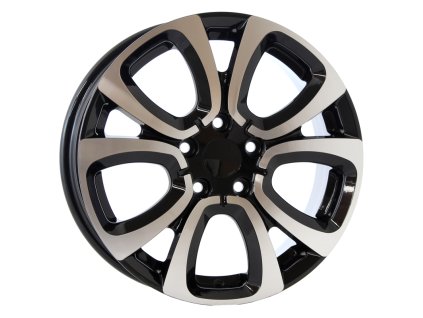 Alu kola Arceo DY1456, 16x6.5 4x100 ET39, černá + leštění
