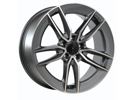 Alu kola Arceo DY388, 18x8 5x112 ET43, šedivá + leštění