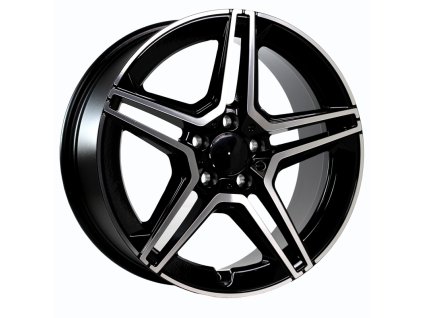 Alu kola Arceo DY688, 18x8 5x112 ET43, černá + leštění