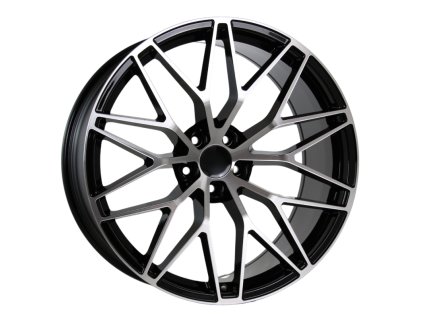 Alu kola Racing Line 3S1067, 21x10 5x130 ET50, černá + leštění