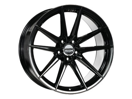 8.0*18-5*114.3 ET33 73.1 Glossy Black MONACO