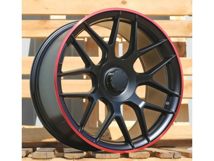 alu kola racing line b1258 20x8.5 5x112 et38 cerna matna cerveny limec zatezova 2