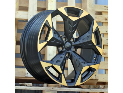 alu kola racing line yf5717 18x8 5x112 et38 cerna matna medena barva lesteni 2