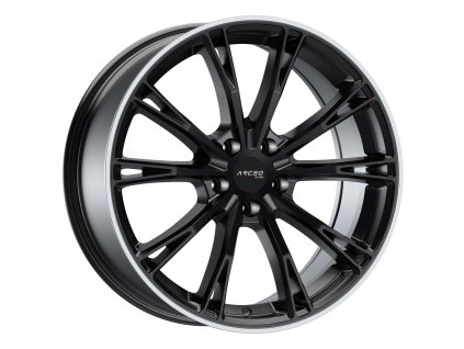 8.5*19-5*112 ET45 66.45 Matt Black Lip Diamond
