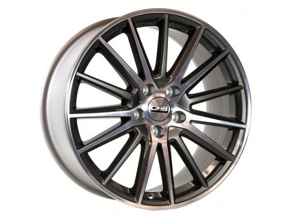 Alu kola CMS C23, 18x8 5x112 ET48, šedivá + leštění