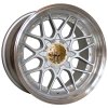 Alu kola Haxer HX025, 18x9 10x120 ET20, stříbrná + leštěný límec