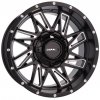 Alu kola Racing Line B1544, 18x9 10x127 ET-12, černá matná + leštěný límec