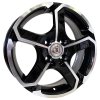 Alu kola Racing Line SH665, 14x5.5 4x114.3 ET35, černá + leštění