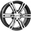 Alu kola INTER ACTION KARGIN 6, 18x8 6x130 ET53, černá lesklá + leštění