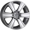 Alu kola MAK FUOCO 6, 17x7.5 6x139.7 ET46, stříbrná metalíza